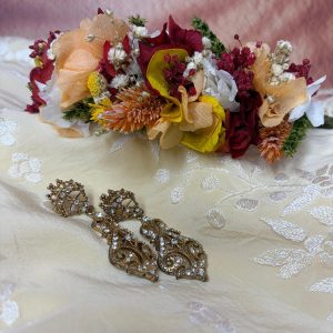 Tocado de flor preservada (Personalizado)